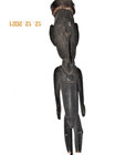 Papua New Guinea Ritual Figure on Stand Hair  Shells 20  Early 1900s Prov