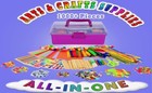 Kids Craft Kit Christmas Art Box Diy Supplies 1000 Pcs Gift For Ages 4-12 Purple