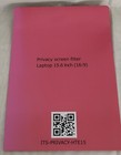 Privacy Screen Film Protector For Laptop 15 6 Inches
