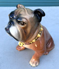 Vintage Mack Truck Bulldog Dog Ceramic Pigg Coin Bank Cookie Jar Marston Ca