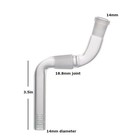 S Shape Downstem - 3 5  Inch Bottle Downstem - Angled Bent Down Stem Diy Kit