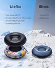 47  Heavy Duty Snow Tube For Sledding With Fabric Cover  Inflatable Snow Sled   