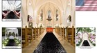 Wedding Aisle Runner Sequin Fabric Black 10ft Long Sparkle Walkway Rug