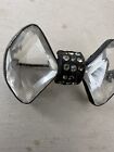 Vintage Art Deco Czech Crystal Bow Brooch Pin