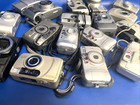 Lot Of 16x Various Brands Film Cameras As is  Untested Kodak   Olympus
