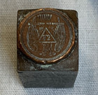 3 Vintage Letter Press Blocks