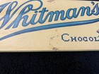 Whitman s Chocolate Vintage 1960s Wood Double Sided Store Display Sign 28 75x8   