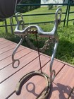 Herman Marked Western Horse Bit Copper Rollers 4 7 8 Mouth Peice Ported