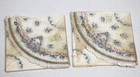 Vintage Svend Jensen Floral Scalloped Paper Cocktail Napkins