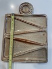 Raw Edge Paint Palette Tray  Glossy White Ceramic Stoneware Art  Handmade