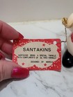 Htf Vintage Lefton Santakin Elf Ornament Christmas Ceramic Pixie Redhead Japan