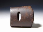 Bakumatsu Era Iron Kojiri Koshirae Fitting  Edo Original Tsuba Antique
