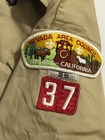 Vintage Boy Scout Shirt Uniform Sz 16 W Patches And Couple Extra Patches Vg