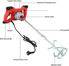 Electric Handheld Concrete Cement Mixer  2100w Paint Mortar Mixer Machine Wit   