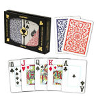 6 Set Red Blue Copag Plastic Playing Cards Poker Size Jumbo Index Special Price