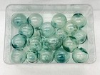 Japanese Glass Fishing Floats 2 2    Lot - 20 Round Buoy Balls Authentic Vntg