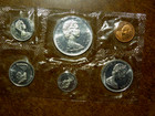 1966 Canada Proof-like Silver 6 Coin Set Royal Canadian Mint  1 11 Oz Asw D18