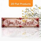 Floral Love Metal Sign   you Are Loved  Carved Rose Accent Wall Art Home Decor