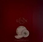 Lenox Holly Scroll 12 Piece Christmas Dinnerware Set Plates Bowls Porcelain