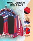 Towable Tube 2 Person Inflatable Boat Water Sports Quick Connector Zoombros