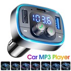 Bluetooth 5 1 Fm Transmitter Car Kit Adapter Mp3 Player Type C Dual Usb Charger