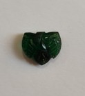 5 61cts Natural Zambian Emerald Green Carved Untreated Gemstone