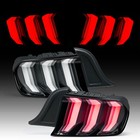 2015-2023 Ford Mustang Euro Clear Led Sequential Tube Tail Lights Brake Lamps