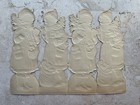 Antique Vintage German Santa Die Cut Scrap Sheet