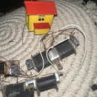 Vntg Mcm Gilbert Erector Set  Signal tower Shed   Relay Switch Machines  3  H9