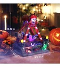  Halloween Village Indoor Halloween Decorations Pirate Ship Musical Pendulum 