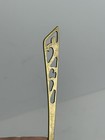Vintage Brass Hair Sticks Pair Art Nouveau Boho Decorative Hair Pins