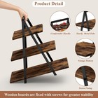 2 Pcs Cupcake Stand Wooden 3 Tier Dessert Stand W handle For Wedding Party Decor