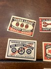 Vintage Matchbox Advertising Labels Lot Of 7 Different Different Countries  3