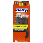 20 Count  4 Pack  Heavy Duty Contractor Large Trash Bags  45 Gallon 