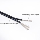 Ul2468 Black white Flat 2-cores Cable 16 18 20 22 24 26 28 30 Awg Stranded Wire