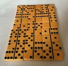 Vintage Butterscotch Bakelite Dominoes Set Of 27