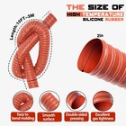 2 In Intake Hose Automotive Air Duct Hose Length 3 Meter 10 Feet Double Layer