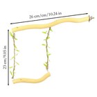 Pet Bird Parrot Parakeet Budgie Cockatiel Cage Hammock Swing Toys Hanging Toy