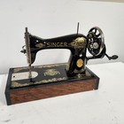 Stunning 1924 Singer Hand Crank Sewing Machine 115 Wings Fully Tested Sews A 