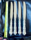 Gorham Strasbourg Sterling Silver Dinner Knives  set Of 4  No Monogram