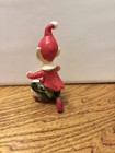 Vtg Christmas Josef Originals Pixie Elf Wrapping Gift Present Mcm Japan Kitch