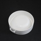 Petlibro White Plastic Round Bowl Stand With Plastic Bowl For Granary Feeder