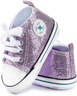 Baby Boys Girls Star High Top Sneaker Soft Anti-slip Sole Newborn Infant First W