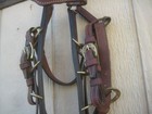 Leather Halter Bridle The  Australian Sock Saddle Co  Brass Hardware Full