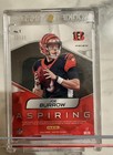 2020 Panini Spectra - Aspiring Patch Auto Joe Burrow  1 Hyper Prizm  35 Rpa Rc
