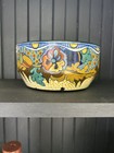 Gouda Zuid-holland Abstract Floral Design Bowl planter Corona Decor Antique