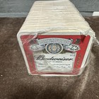 125 Sealed Vintage Budweiser Genuine Coasters Grab Some Buds Cardboard 4x4