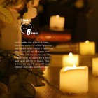 Flameless Flickering Led Votive Tealight Candles Battery Operated With Timer   6