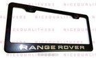 Laser Engraved Etched Range Rover Stainless Steel License Plate Frame