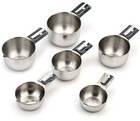 Hudson Essentials Stainless Steel Measuring Cups Set  6 Piece Set 